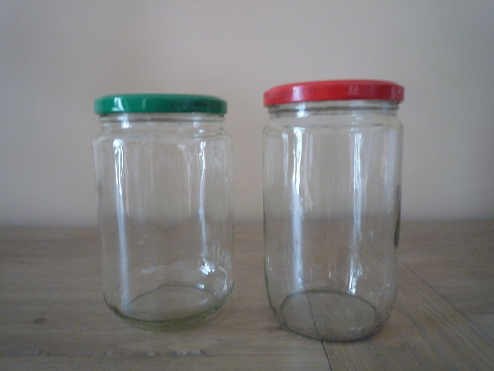 Pots en verre avec couvercles vissables Cuisine