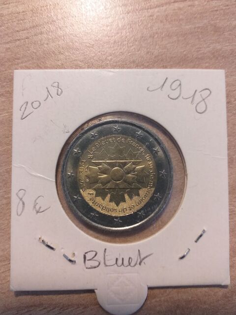 pice monnaie  2 euros 
le Bleuet de France Fleur de Mmoire 8 Golbey (88)