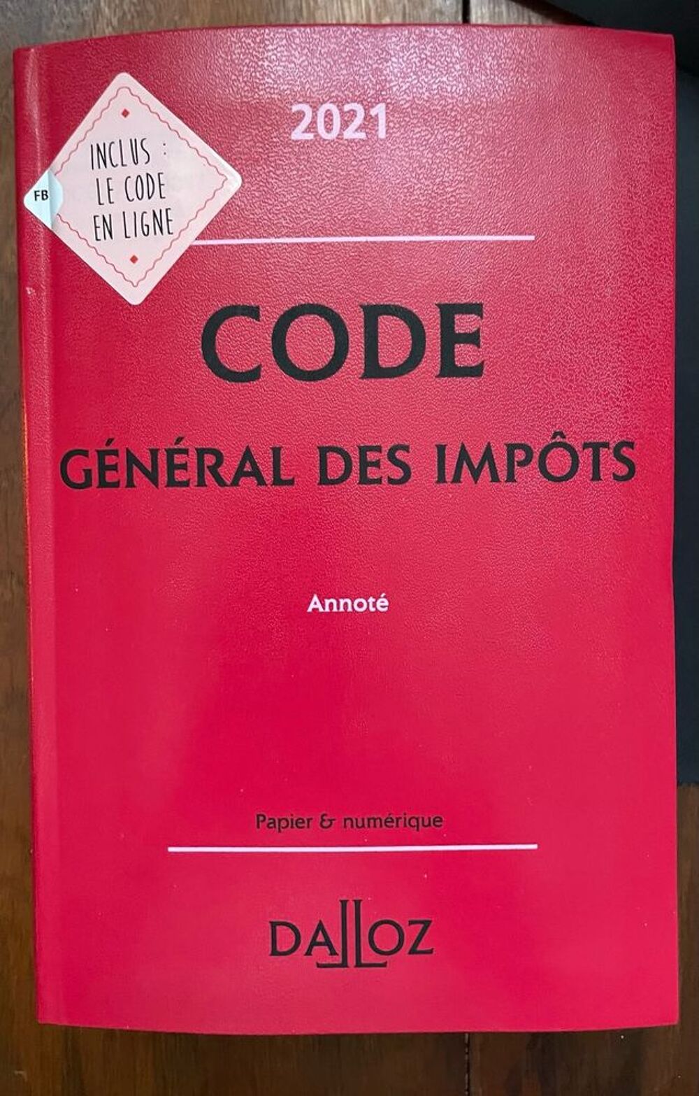 Code G&eacute;n&eacute;ral des imp&ocirc;ts CGI 2021 Annot&eacute;
Livres et BD
