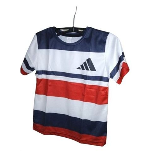 Tee shirt enfant rayé bleu marine blanc, rouge 7 / 8 ans man Rixheim (68)