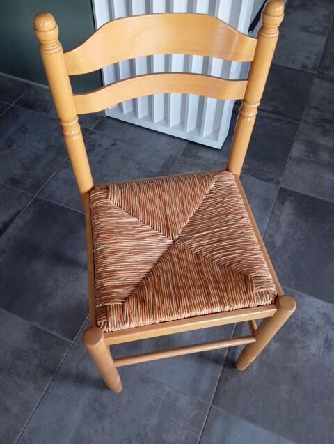 lot de 4 chaises paillées Saône (25)
