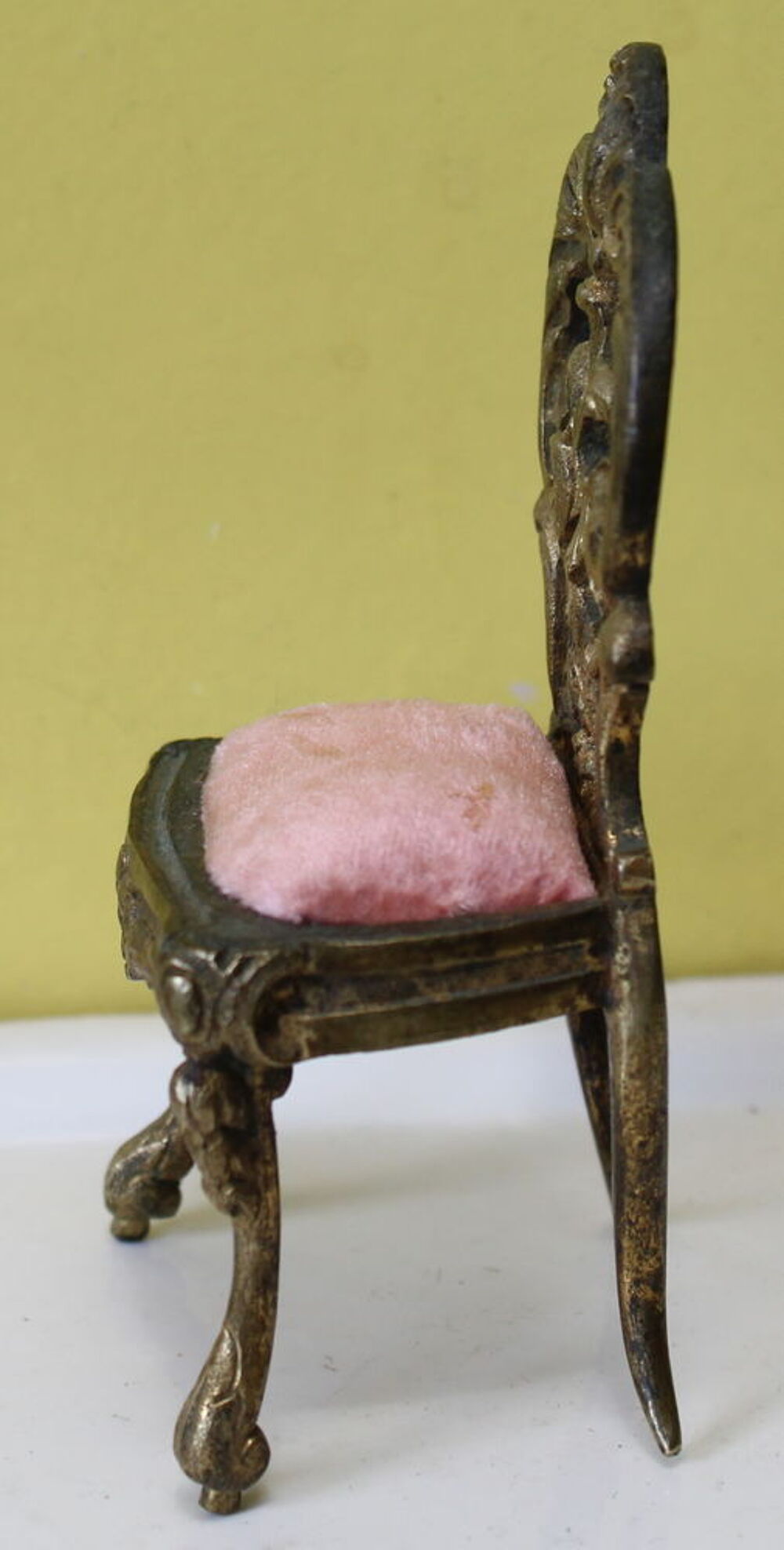 Chaise miniature Bronze de Vienne poup&eacute;e XIX&egrave;me si&egrave;cle 