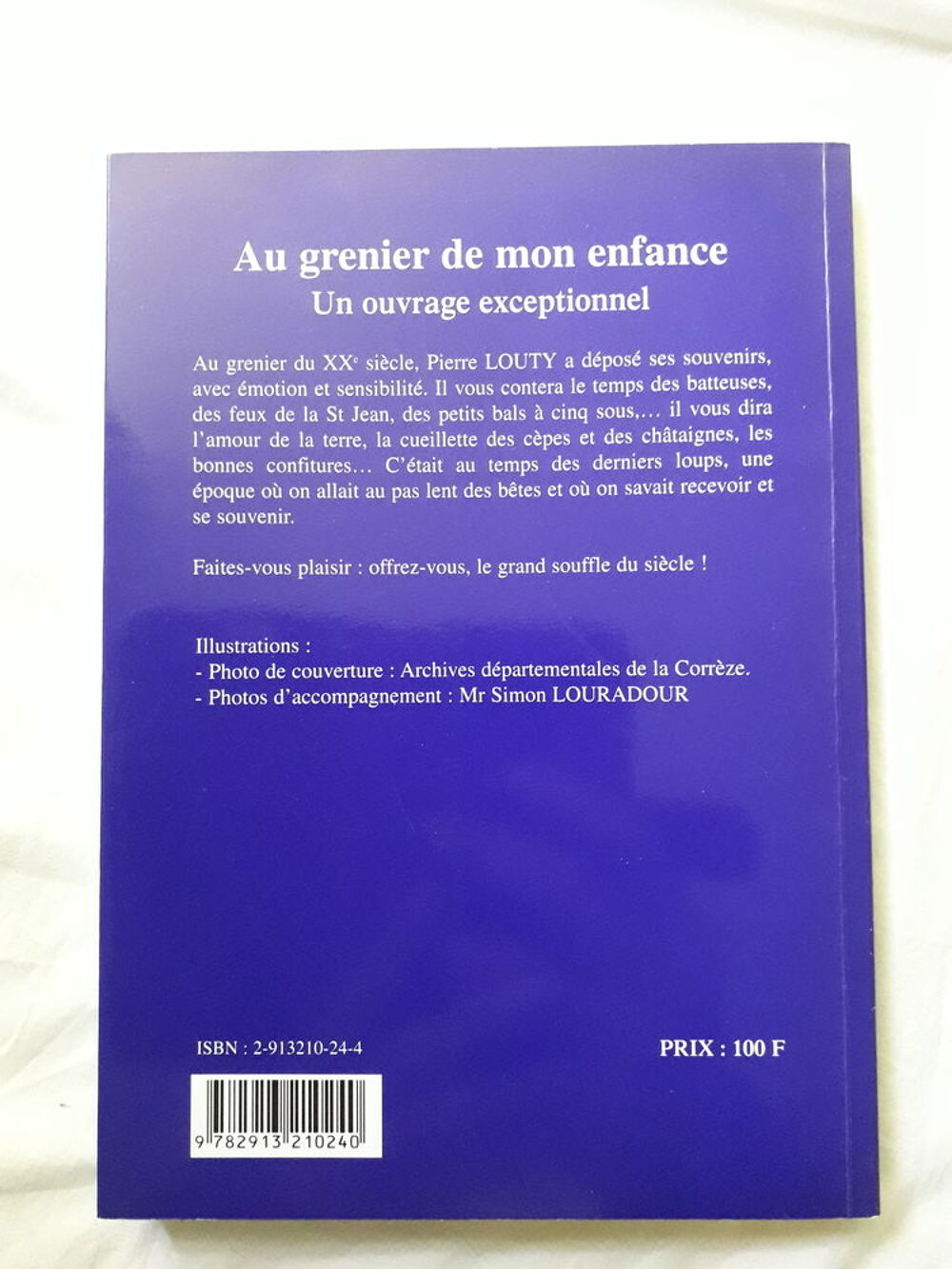 Au grenier de mon enfance de PIERRE LOUTY Livres et BD