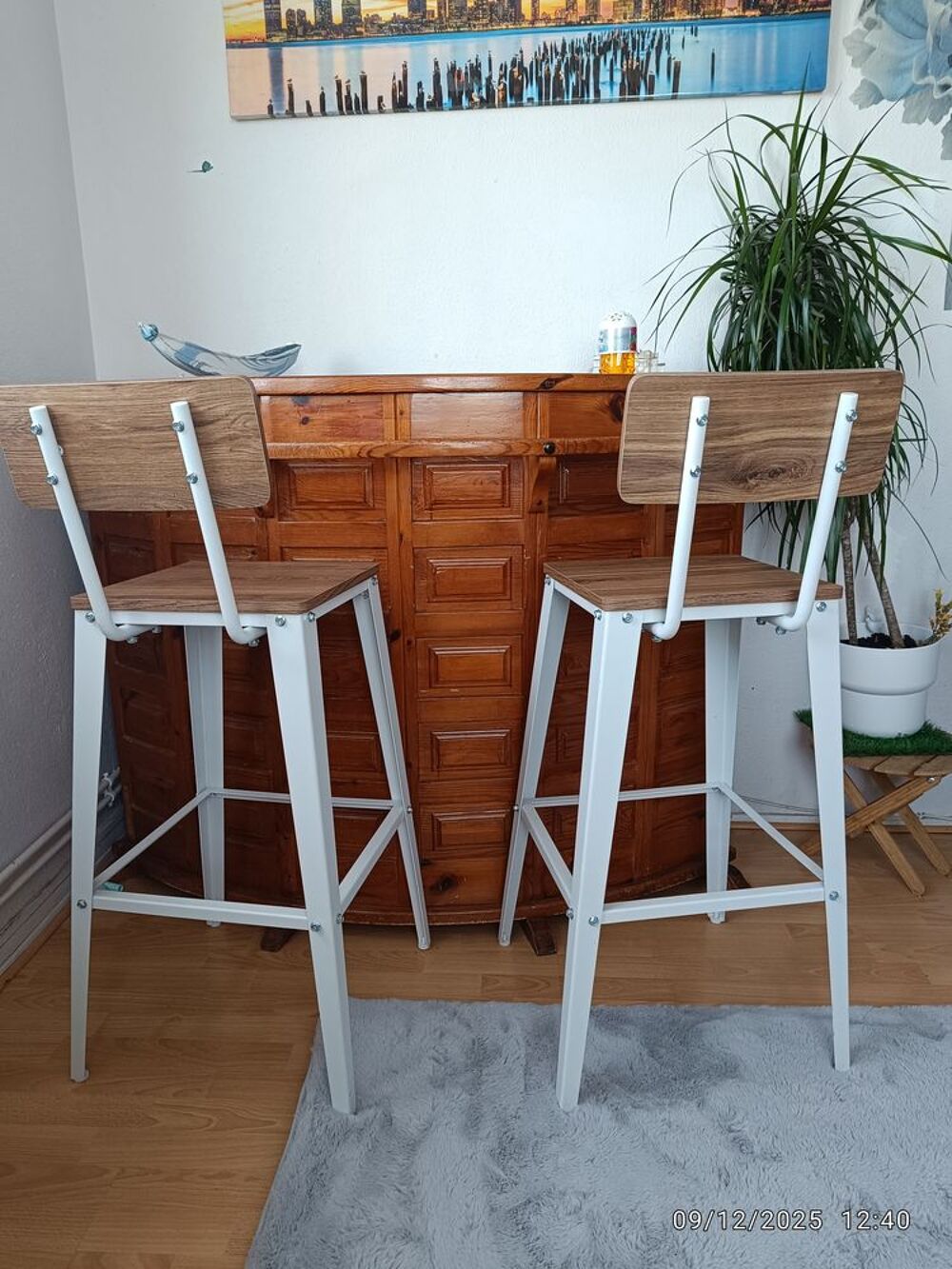 Bar comptoir vintage des ann&eacute;es 1970 Meubles