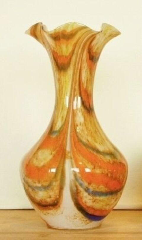Vase en verre 28cm x 15cm des années 60/70 - EXCELLENT ETAT 18 Mérignac (33)
