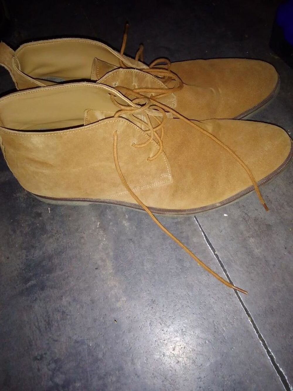 Boots a lacets cuir Celio pointure 43 quasi neuf Chaussures