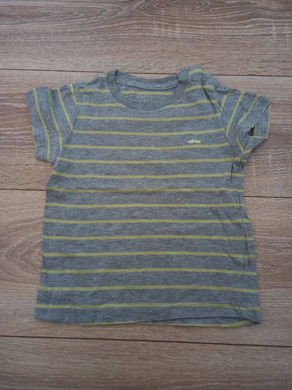 Tee-shirt manches courtes gris 2 ans Vtements enfants
