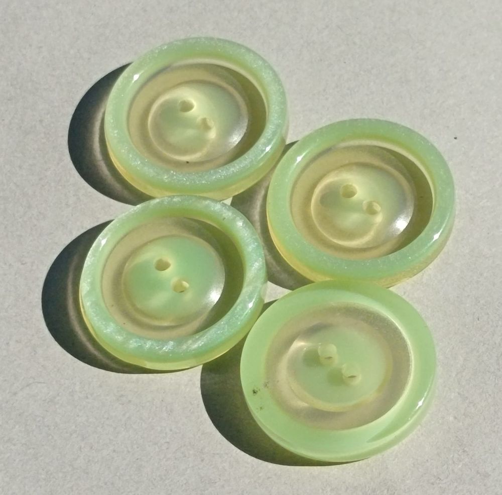 Lot Cr&eacute;atif 15 Boutons Nuances de Vert &amp; Formes Vari&eacute;es Décoration