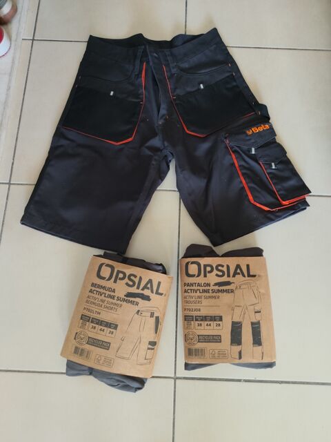 Bermuda de travail noir Opsial + vêtements neufs 100 Ceyreste (13)