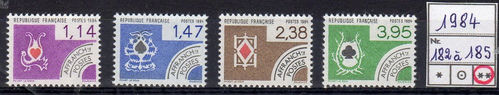 TIMBRES FRANCE 
PREOBLITERES
N** 