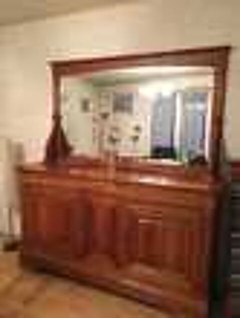 Buffet vaisselier de salle &agrave; manger avec miroir ind&eacute;pendant Meubles