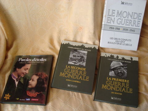 Livres sur la 1 ère guerre mondiale et la seconde 6 Villevêque (49)