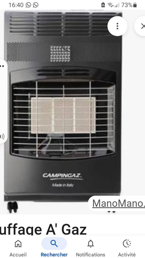 chauffage gaz butane syst�me infrarouge, quasi neuf. 90 Ajaccio (20)