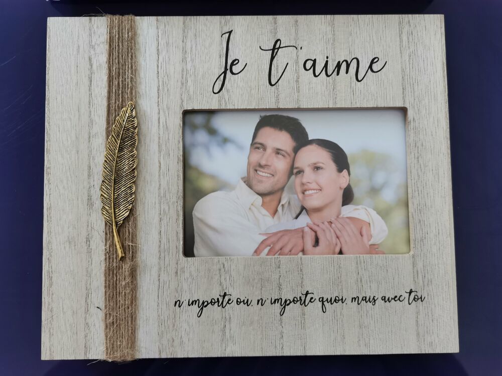 CADRE CADEAU ID&Eacute;AL POUR LA SAINT VALENTIN Décoration