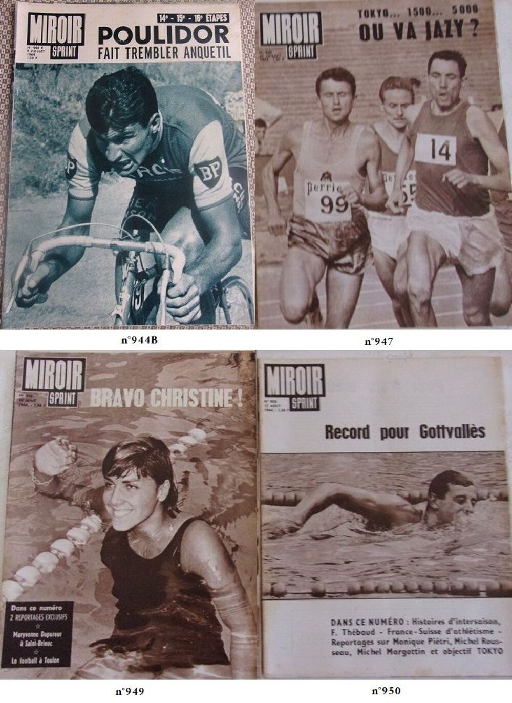 Miroir Sprint ann&eacute;e 1964 Livres et BD