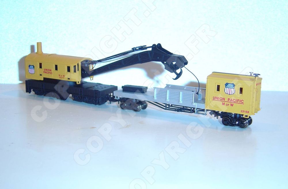 BACHMANN N 46611 GRUE &amp; WAGON MAINTENANCE DES VOIES U P Jeux / jouets