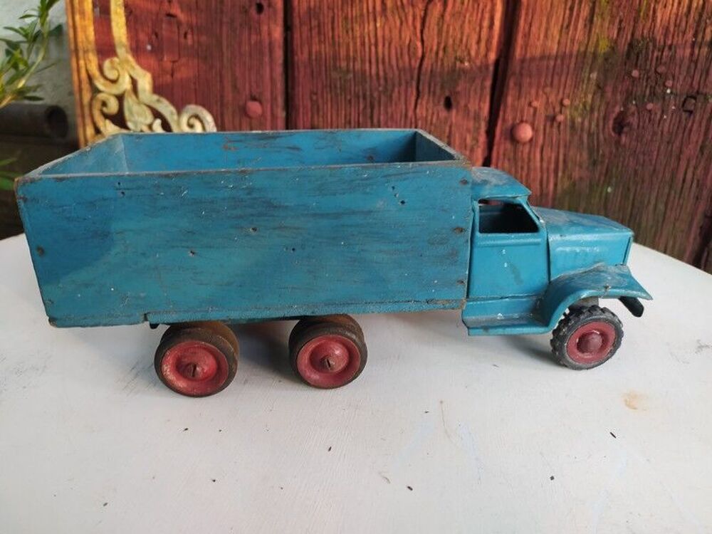 Ancien Jouet T&ocirc;le Camion GMC France Jouet 
