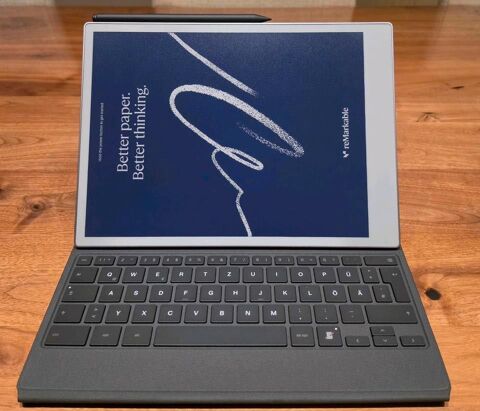 reMarkable Paper Pro + Marker Plus; Type Folio + Leder Book Folio Colmar (68)