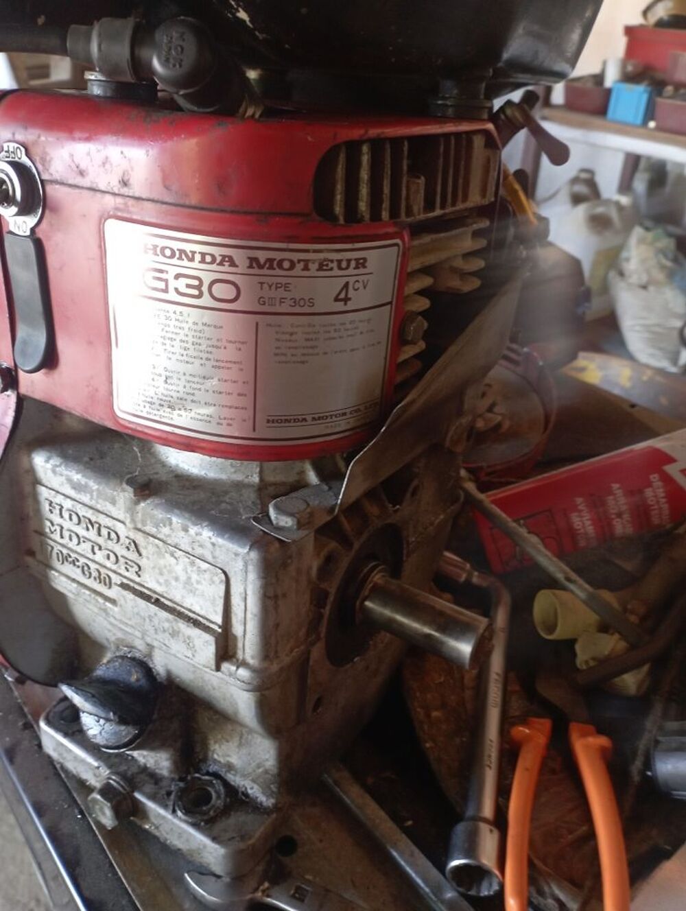 moteur Honda G30 motoculteur Bricolage