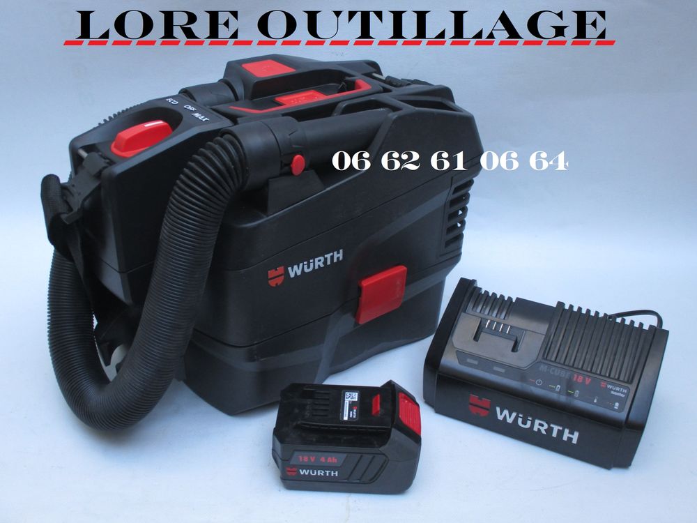 Aspirateur portable WURTH 18v Bricolage