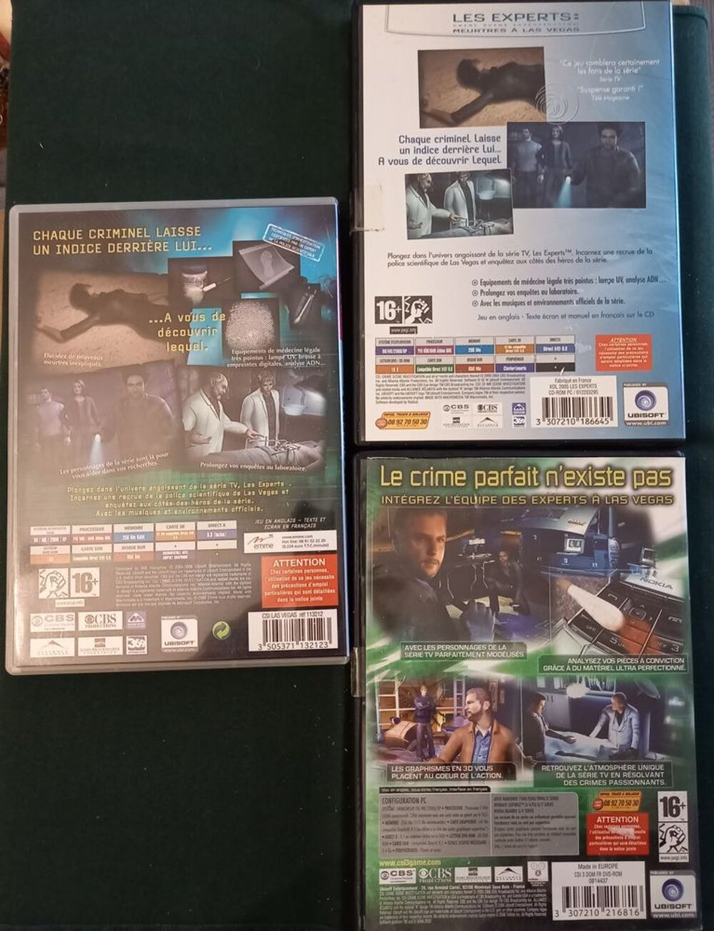 bons jeux PC : LES EXPERTS DVD et blu-ray
