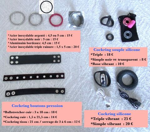 Différents bracelet et bagues homme 8 Nantes (44)