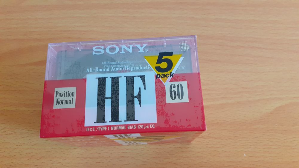 Lot de 5 cassettes audio Sony 60 mn Audio et hifi