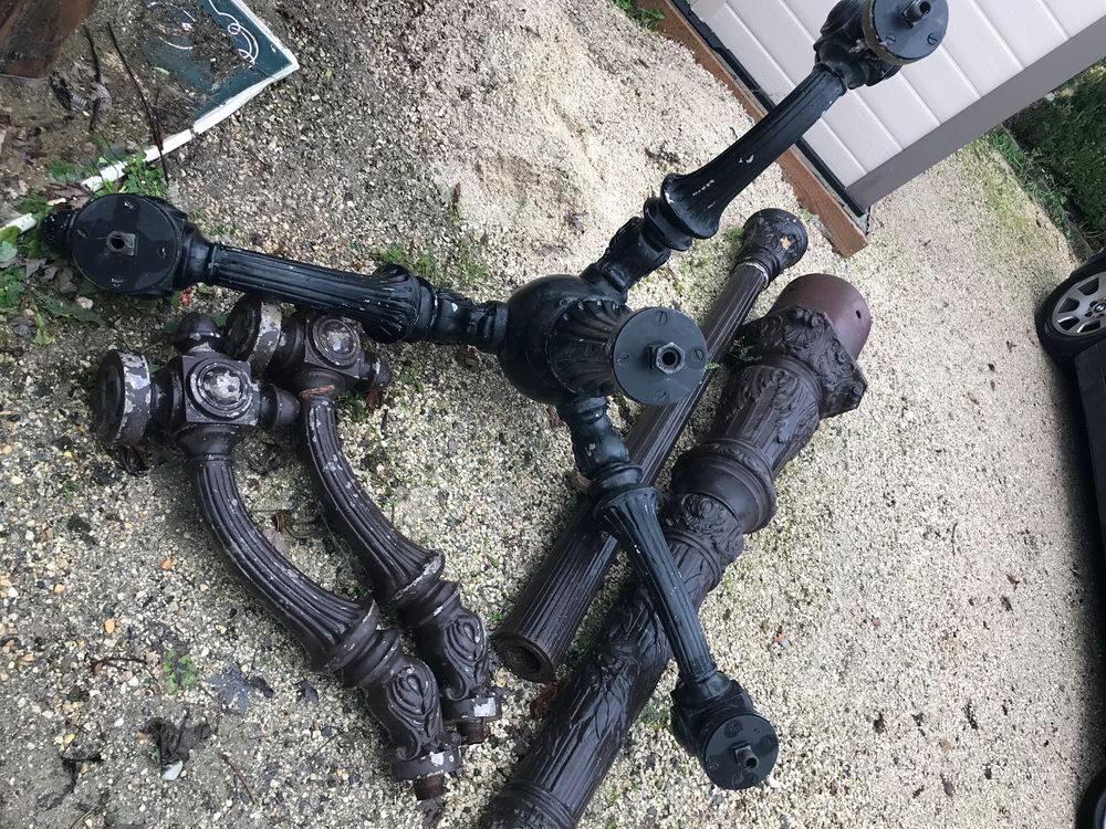 Lampadaire du siecle dernier Jardin
