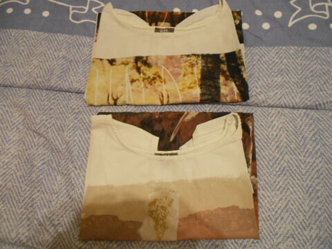 lot de 2 tee shirts grain de malice taille M 14 Saint-Donat-sur-l'Herbasse (26)