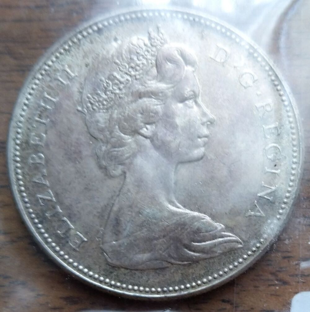Monnaie Argent 1 $ Canada 1967 