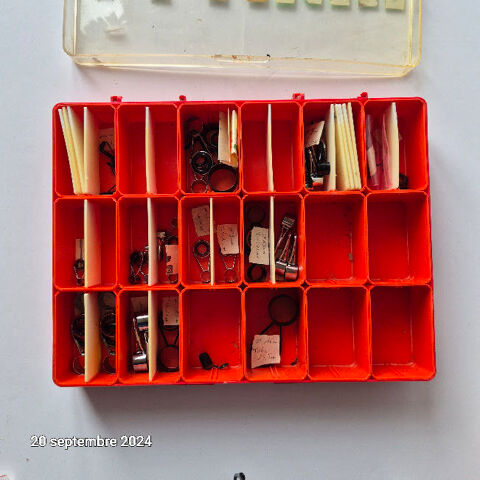 Lot d'anneaux diff�rents de canne � p�che     18-19 anneaux 39 Saumur (49)