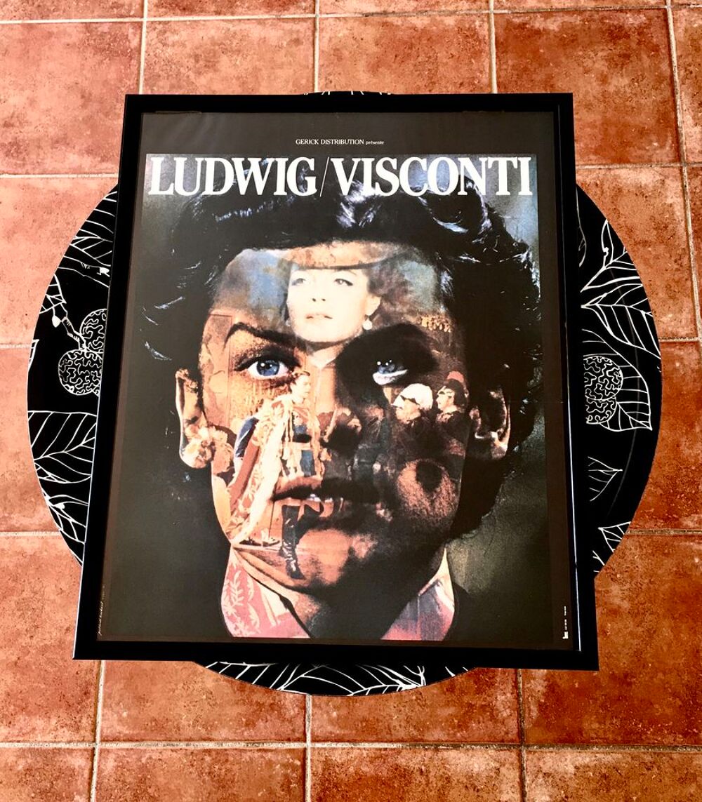 Affiche de cin&eacute;ma authentique Ludwig-Visconti,encadr&eacute;e Dcoration