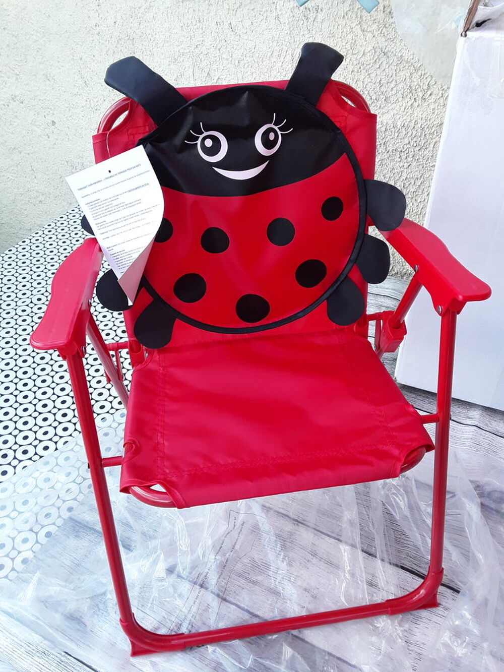Salon de Jardin enfants motif coccinelle 3-6 ans Jeux / jouets