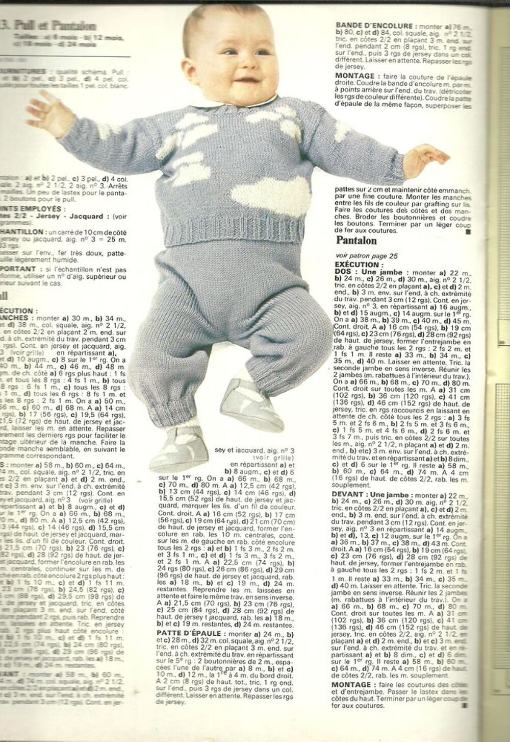  TOUT le TRICOT N&deg; 206 de d&eacute;cembre 1983 Layette et enfants Livres et BD