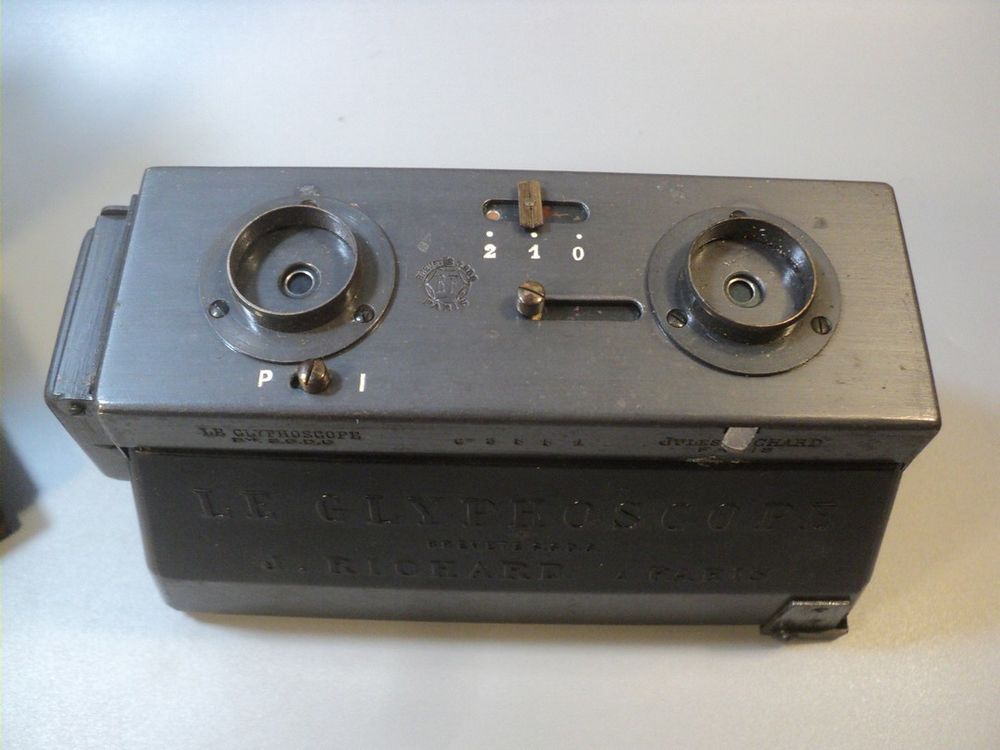 Appareil photo visionneuse St&eacute;r&eacute;oscopique Glyphoscope 