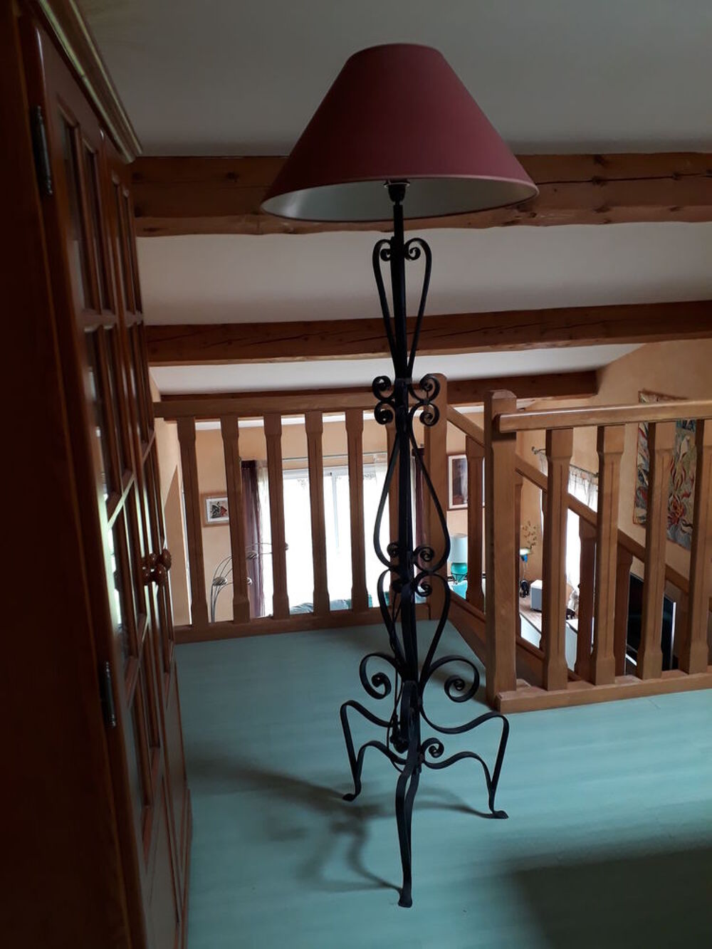 LAMPADAIRE FER FORGE Décoration