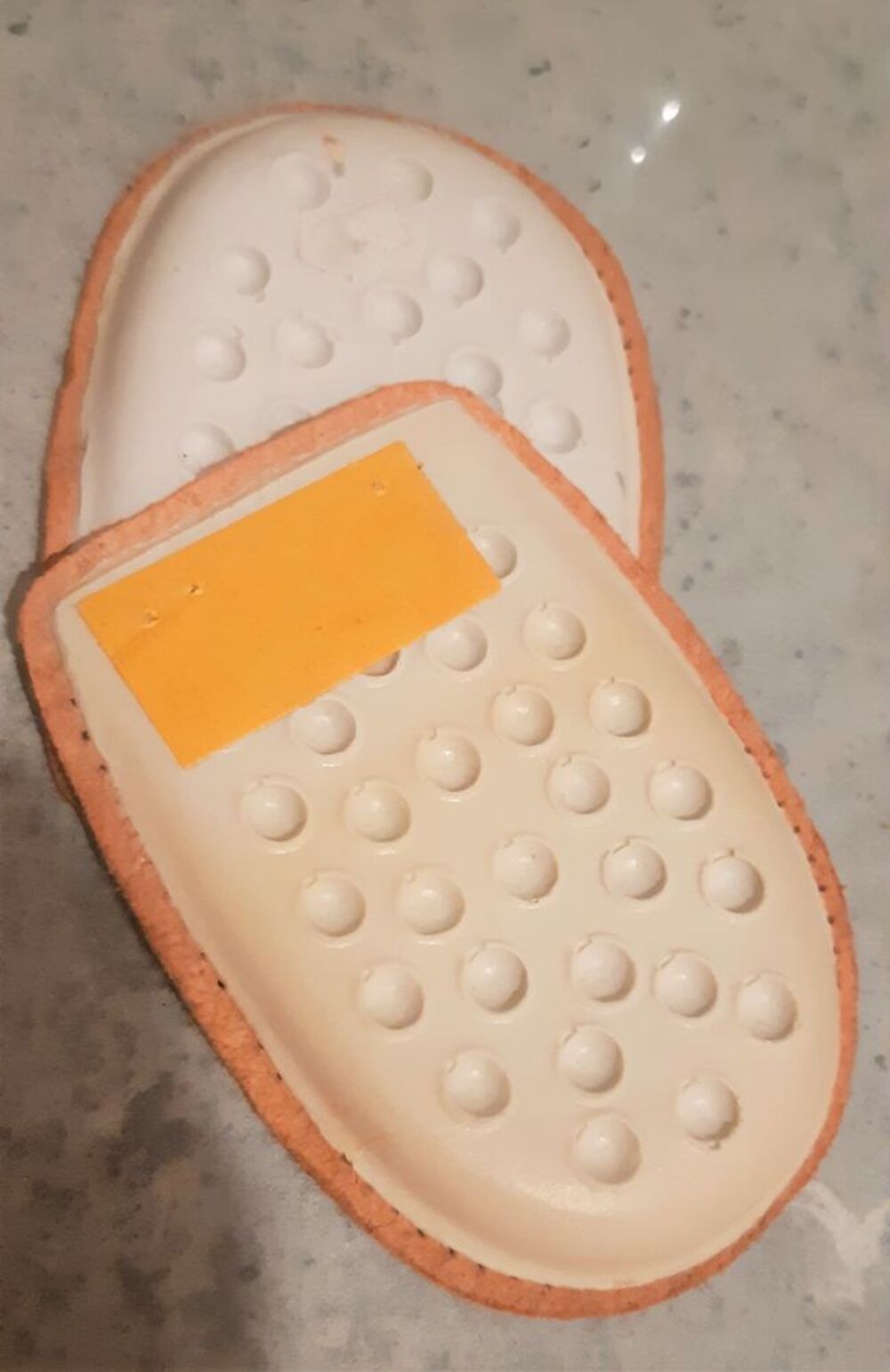 la paire de semelle talonnette cuir Chaussures
