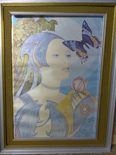 toile peinture, sign�e de... 0 Sainte-Catherine (62)