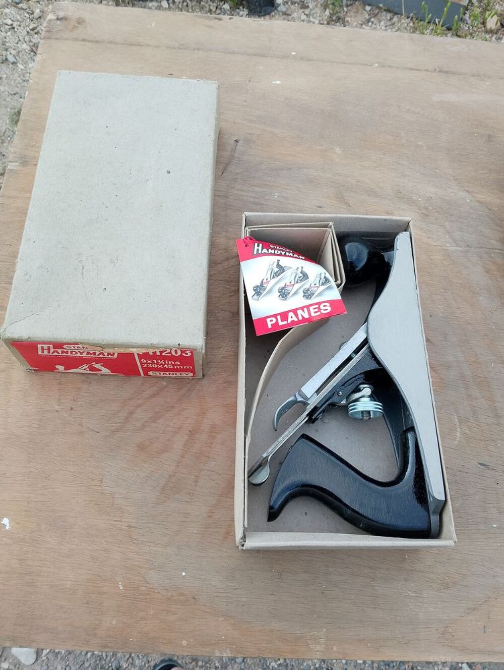 STANLEY rabot etabli en boite Sheffield H1203 handyman Bricolage