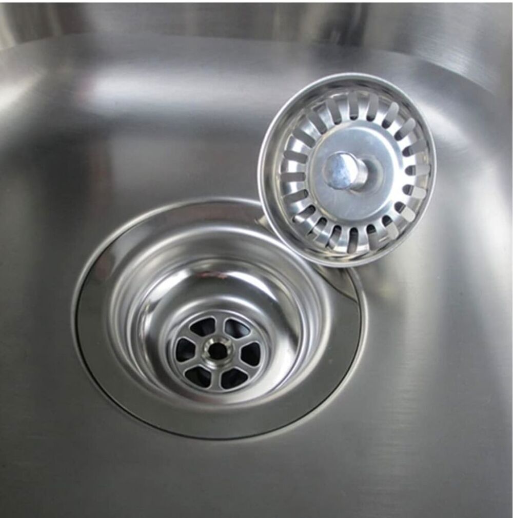 Tamis d'&eacute;vacuation talea vis de 5,5 cm pour en acier inox Cuisine