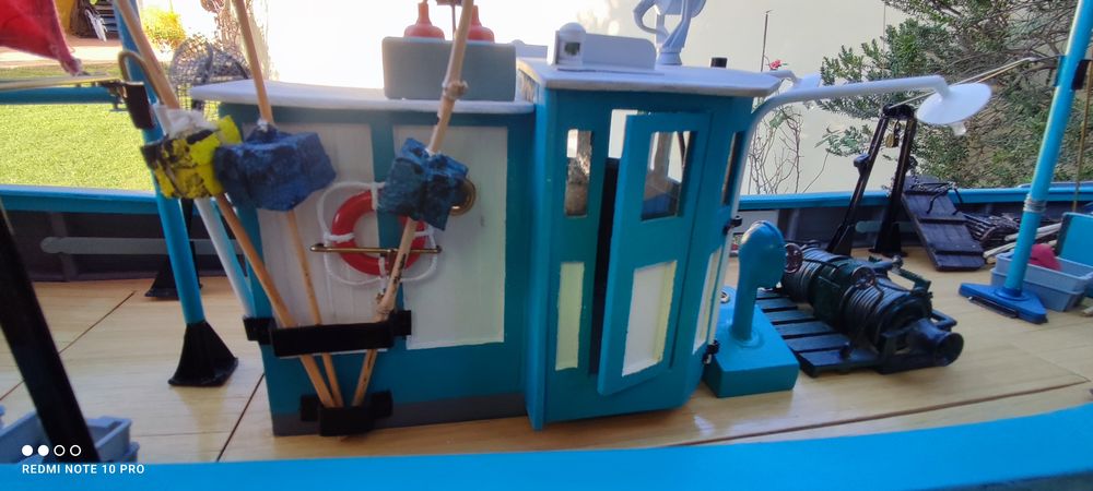 Maquette Chalutier Le St Elme D�coration