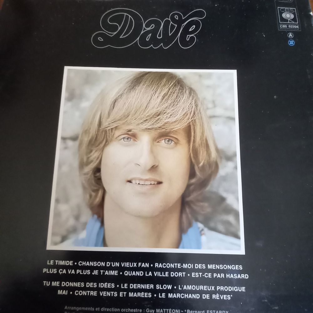 Disque 33 tours DAVE CD et vinyles