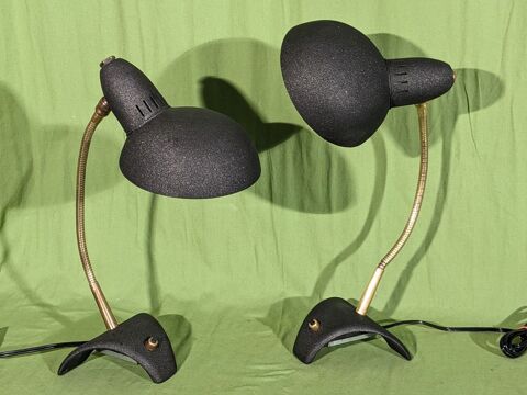 Paire de 2 lampes de bureau articulées de Jean Boris Lacroix 265 Marseille 13 (13)