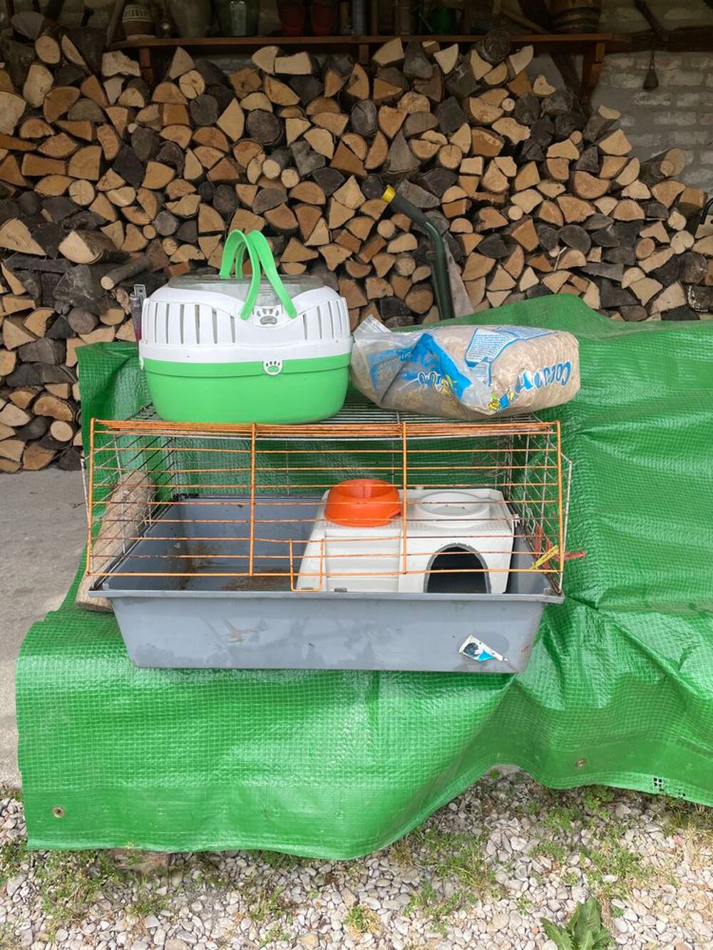 Cage &agrave; hamster Jardin