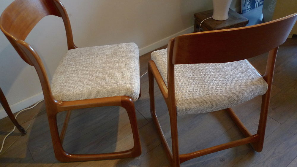 2 chaises Baumann traineau Meubles