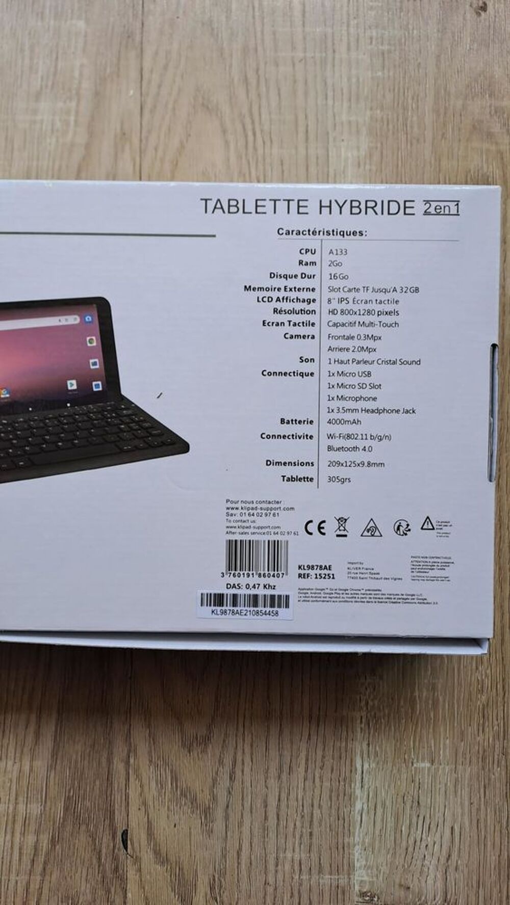 Tablette tactile hybride 2 en 1 Téléphones et tablettes