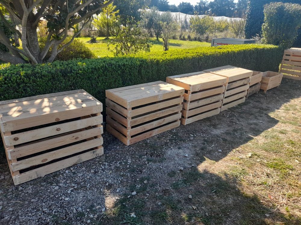 Caches clim en bois recycl&eacute; Jardin