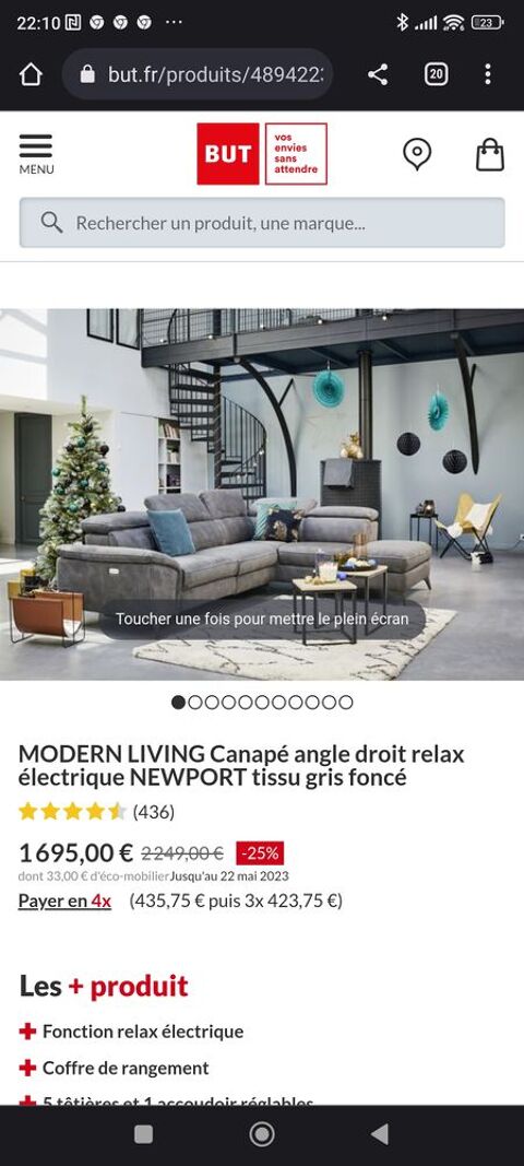 Canap relax 1600 Brignoles (83)