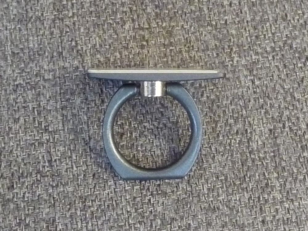 Bijou de T&eacute;l&eacute;phone/Ipad Support Rotatif-Bague Carr&eacute; Gris Bijoux et montres