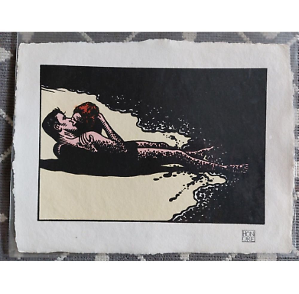 Lithographie sign&eacute;e Honor&eacute; 
